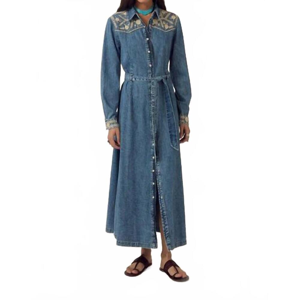 NEW MAISON HOTEL arizona amelia dress in blue haze
